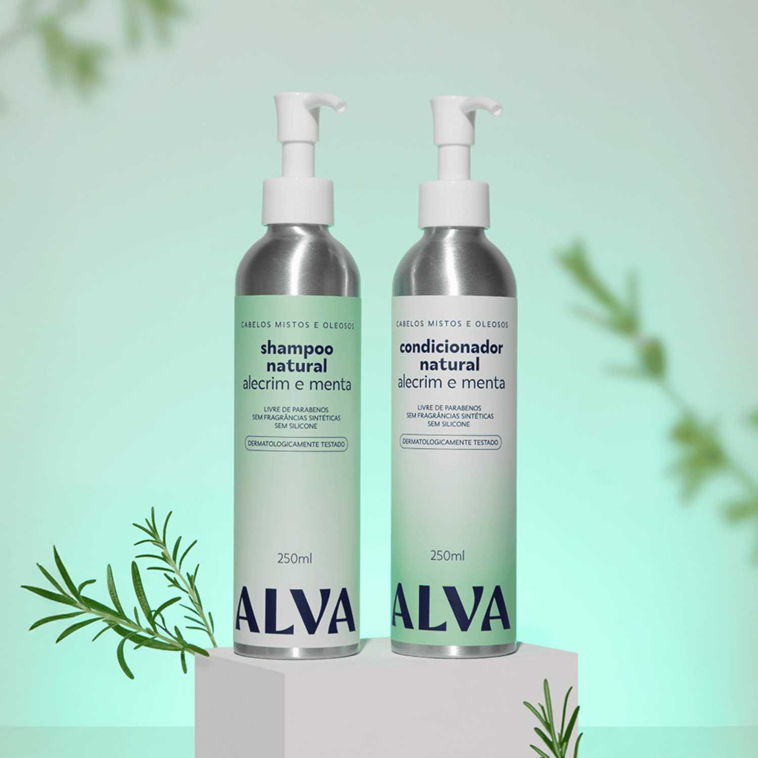 Shampoo Alecrim e Menta 250ml - Alva