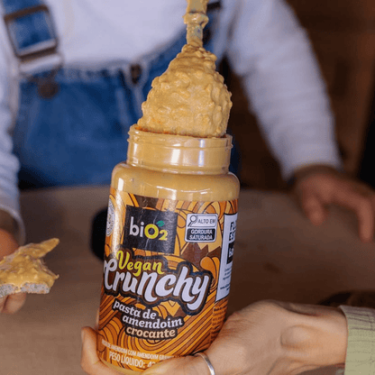 Vegan Crunchy Pasta de Amendoim Crocante 420g - biO2