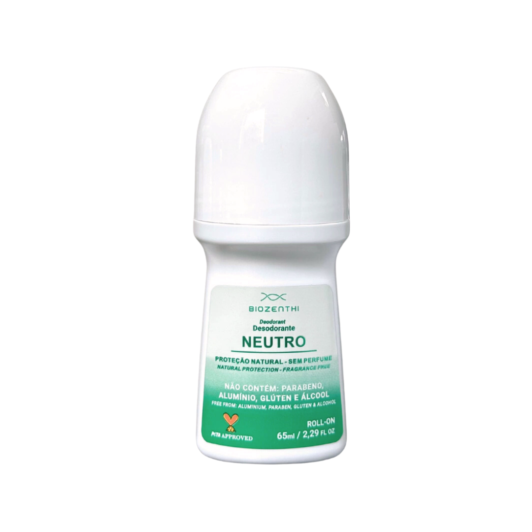 Desodorante Roll On Neutro 65ml - Biozenthi