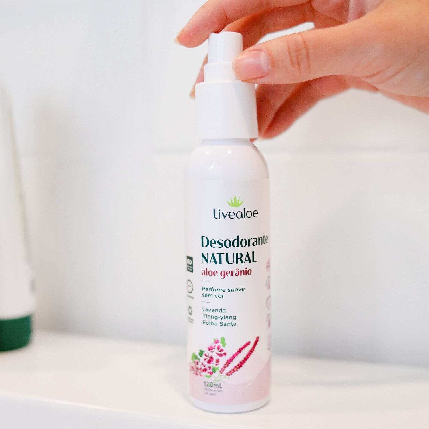 Desodorante Natural Aloe Gerânio - Livealoe