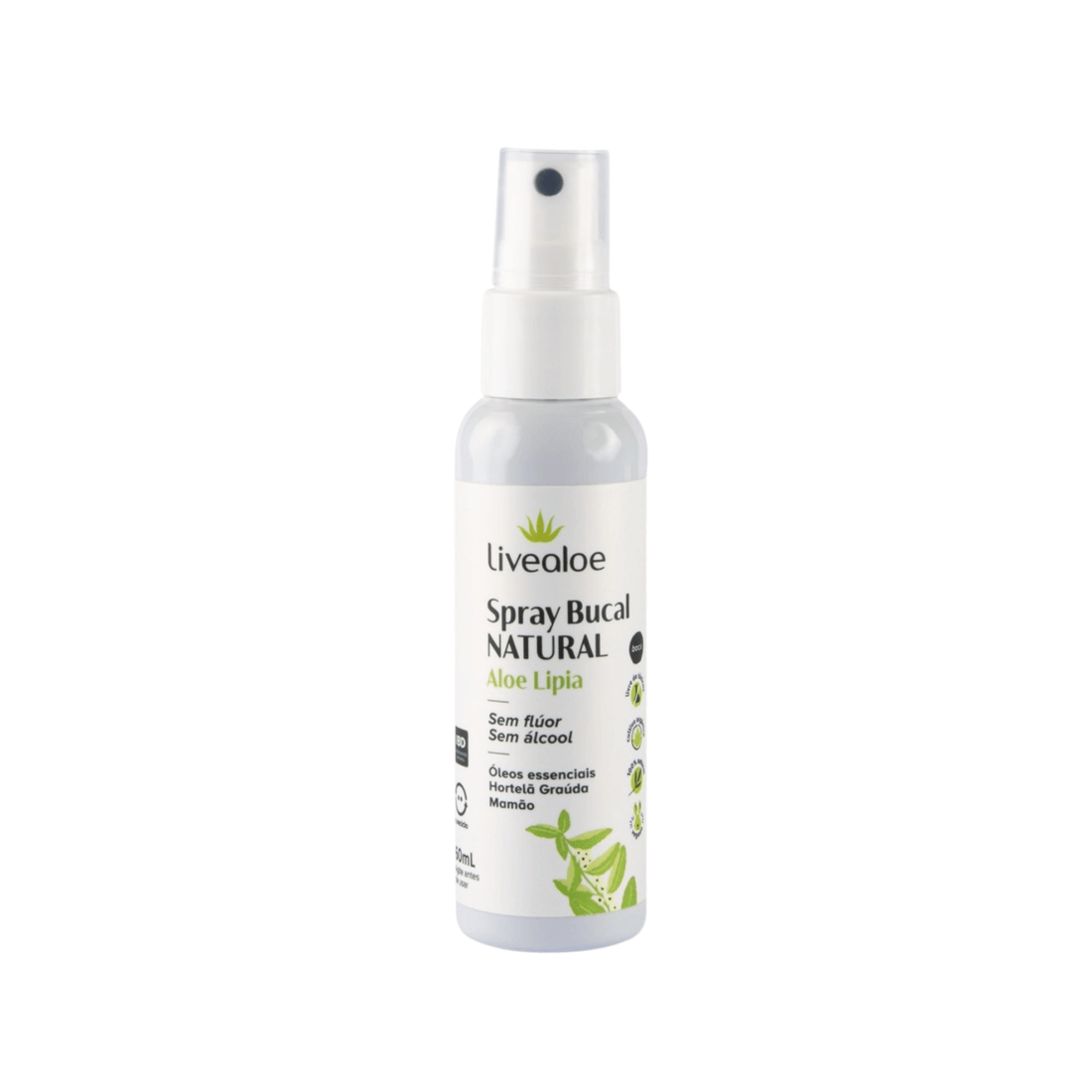 Spray Bucal Natural Aloe Lippia 60ml - Livealoe