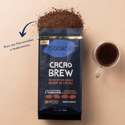 Cacao Brew Bebida de Cacau 300g - Cookoa