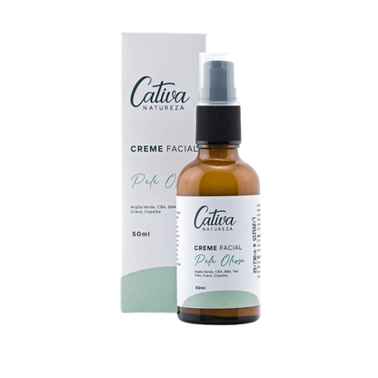 Creme Facial Pele Oleosa 50ml - Cativa