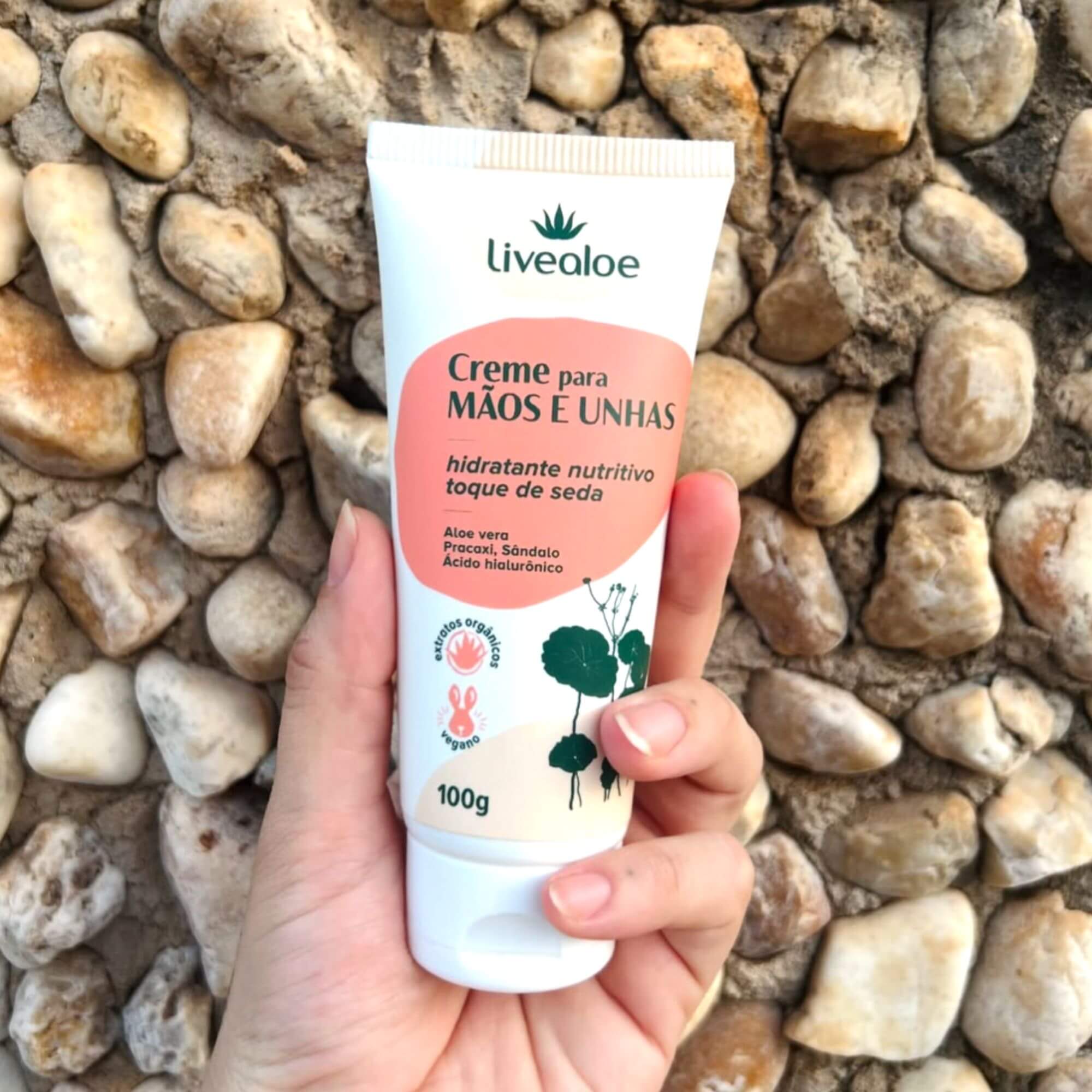 Creme para Mãos e Unhas 100g - Livealoe