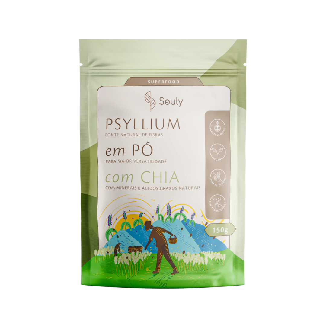 Psyllium em Pó 150g - Souly