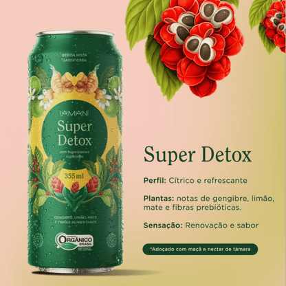 Chá Gaseificado Super Detox 355ml - Iamaní