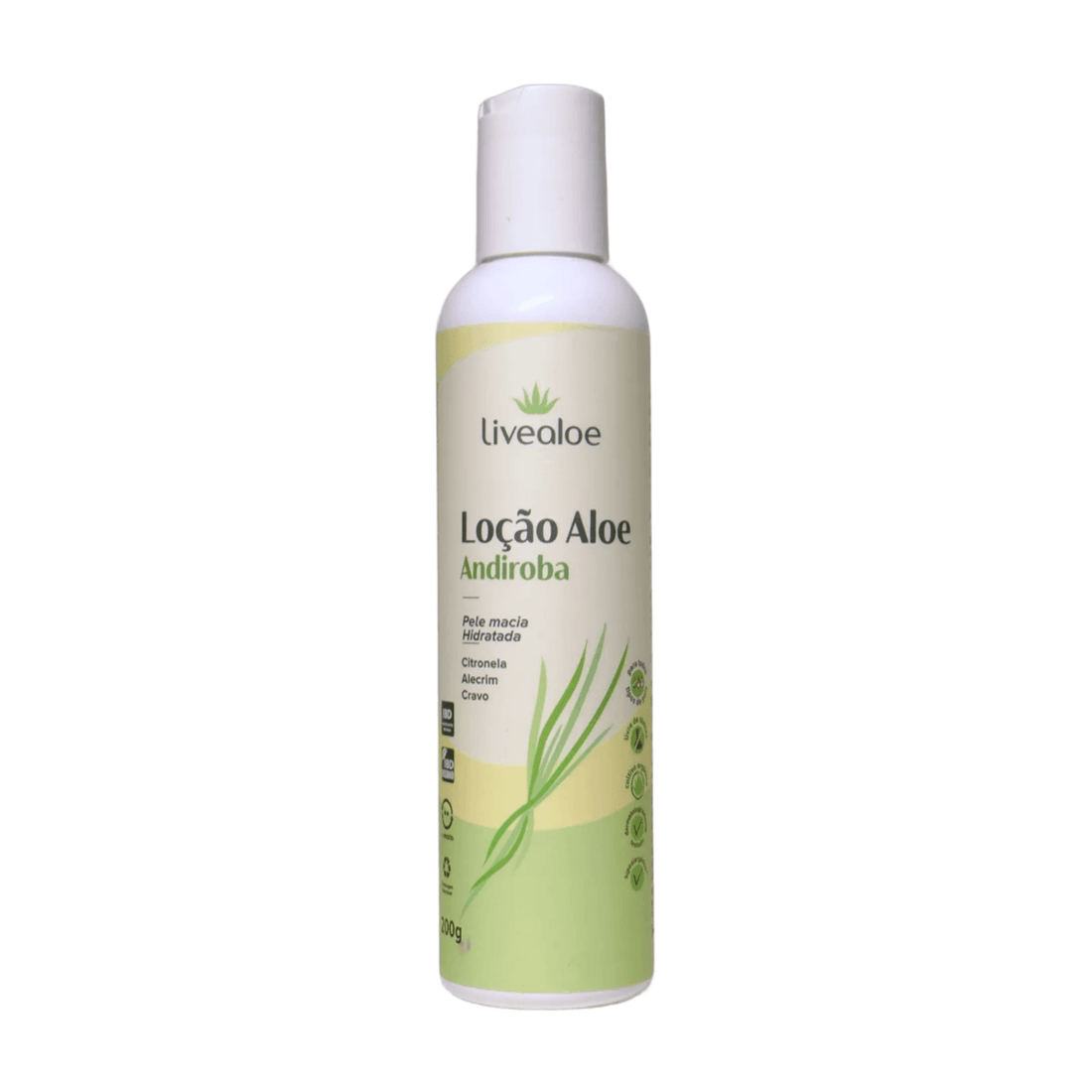 Loção Aloe Andiroba 200ml - Livealoe
