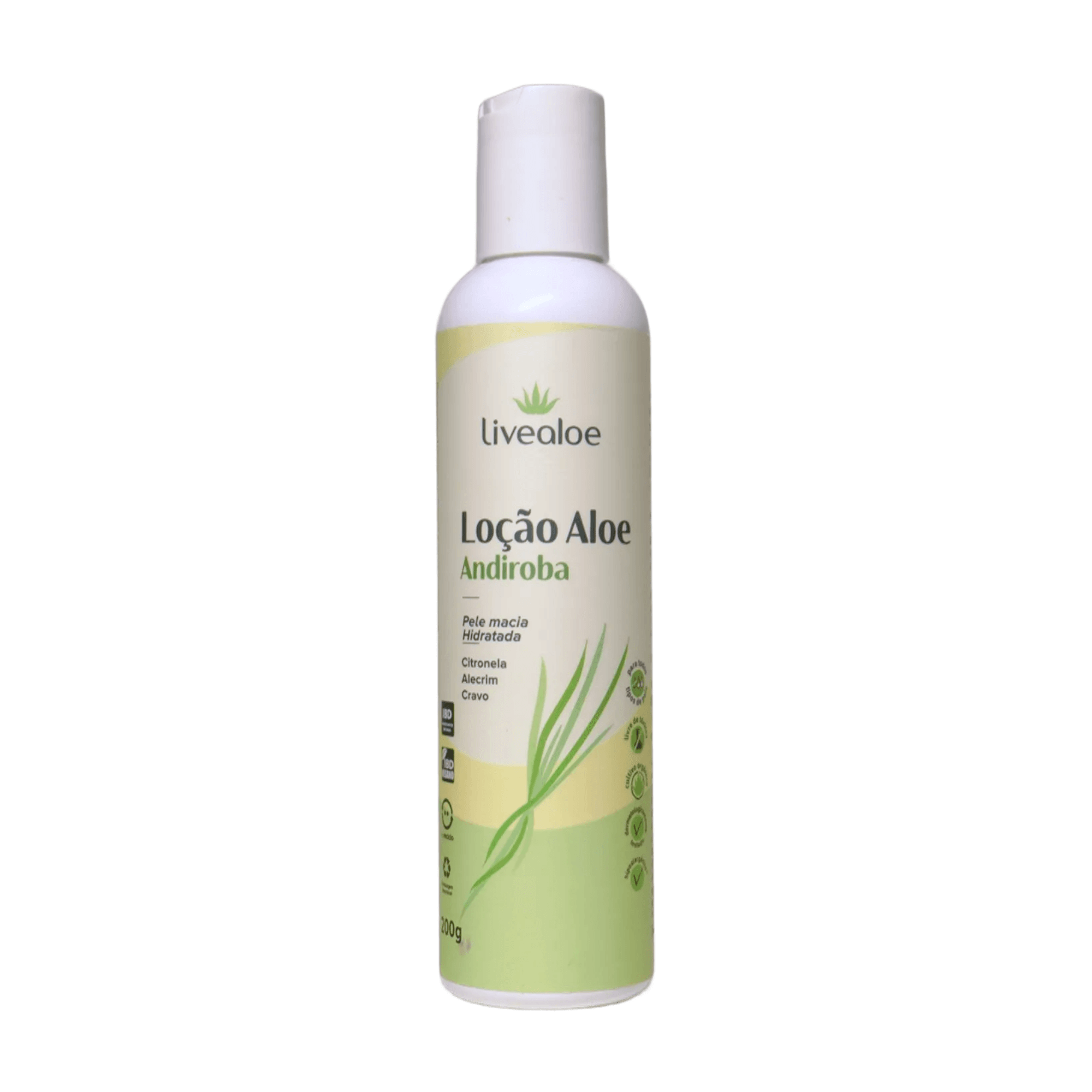 Loção Aloe Andiroba 200ml - Livealoe