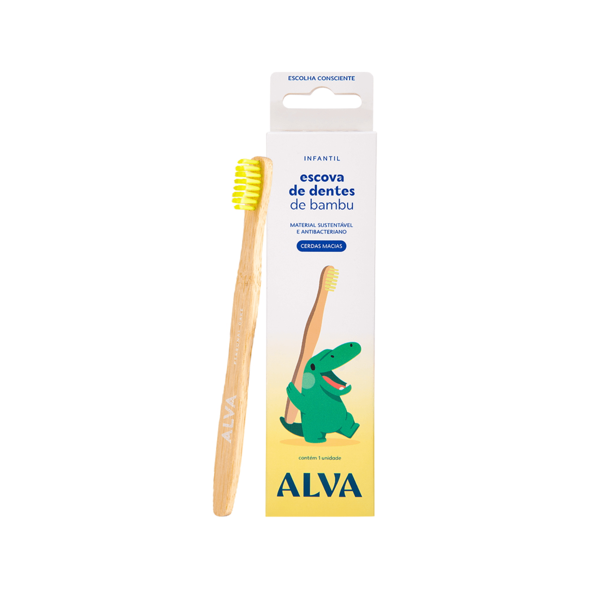 Escova de Dentes Bamboo Infantil Alva