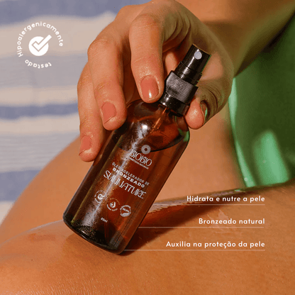 Óleo Acelerador de Bronzeado 98,6% Natural 85ml - BioBio