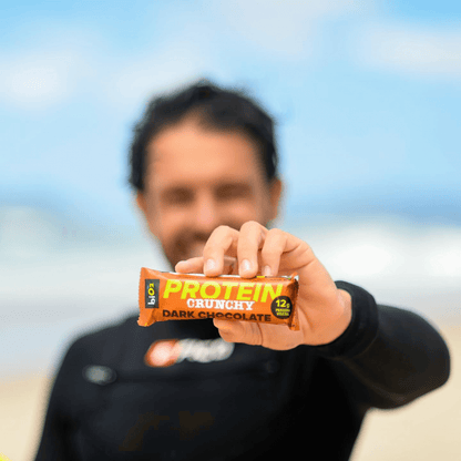 Protein Crunchy Bar Dark Chocolate 9x50 g - biO2