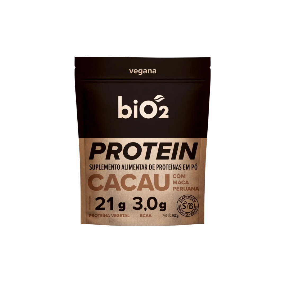 Proteina Vegetal Cacau e Maca Peruana 908g - biO2