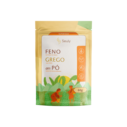 Feno Grego em Pó 60g - Souly