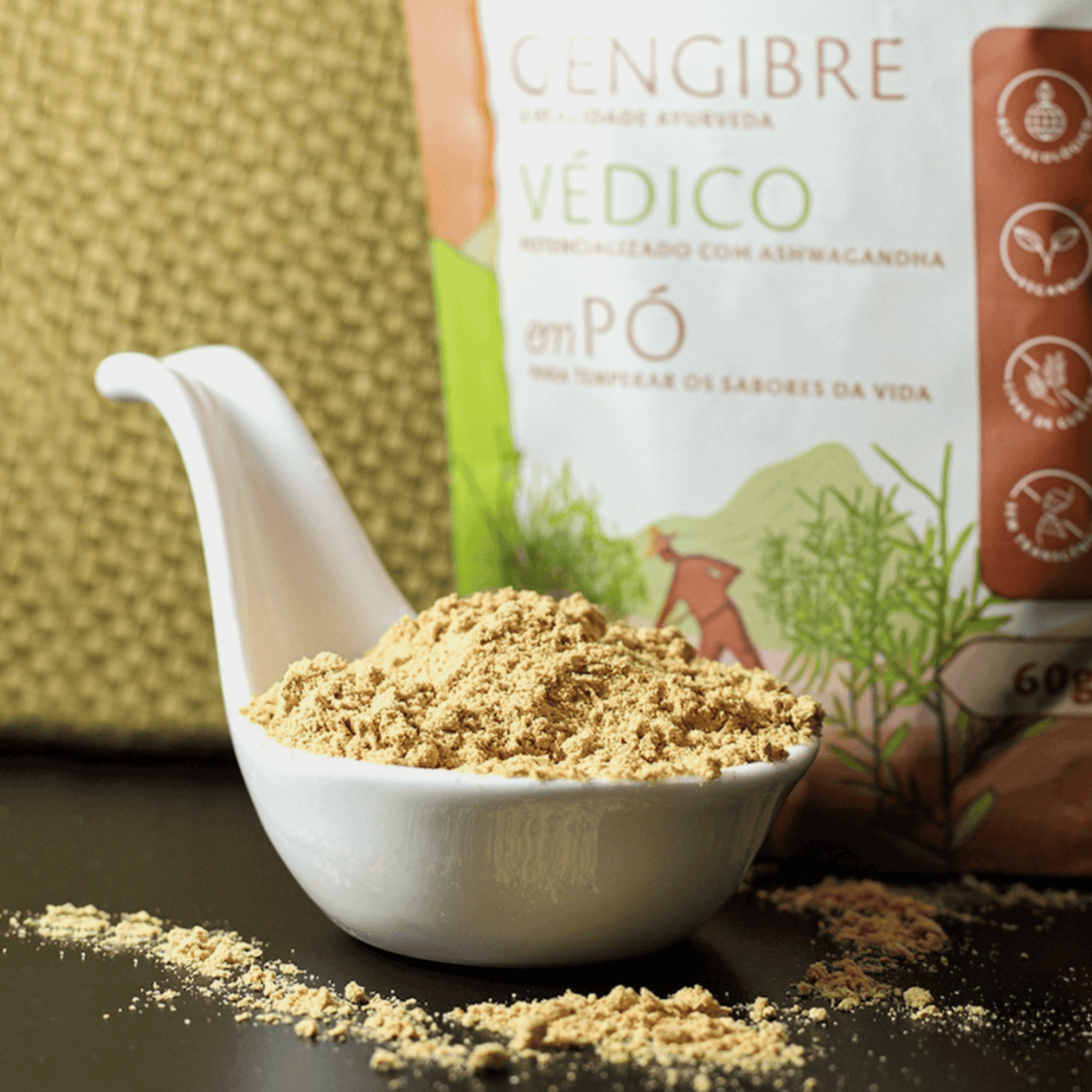 Gengibre Védico em Pó 60g - Souly