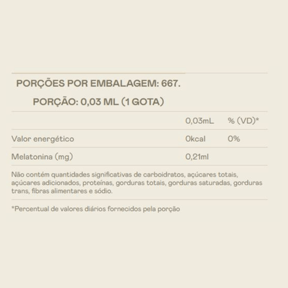 Melatonina 20ml - Holistix