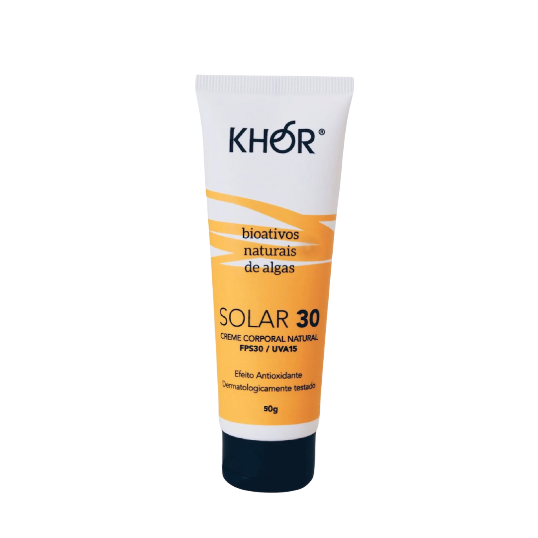Protetor Solar Orgânico e Natural FPS30 - Khor
