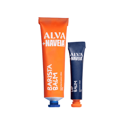 Kit Lip Balm e Barista Balm Collab Alva + Naveia