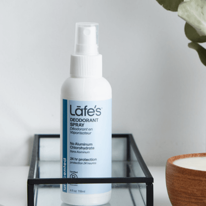 Desodorante Natural Spray Aloe Unscented 118 ml - Lafe&
