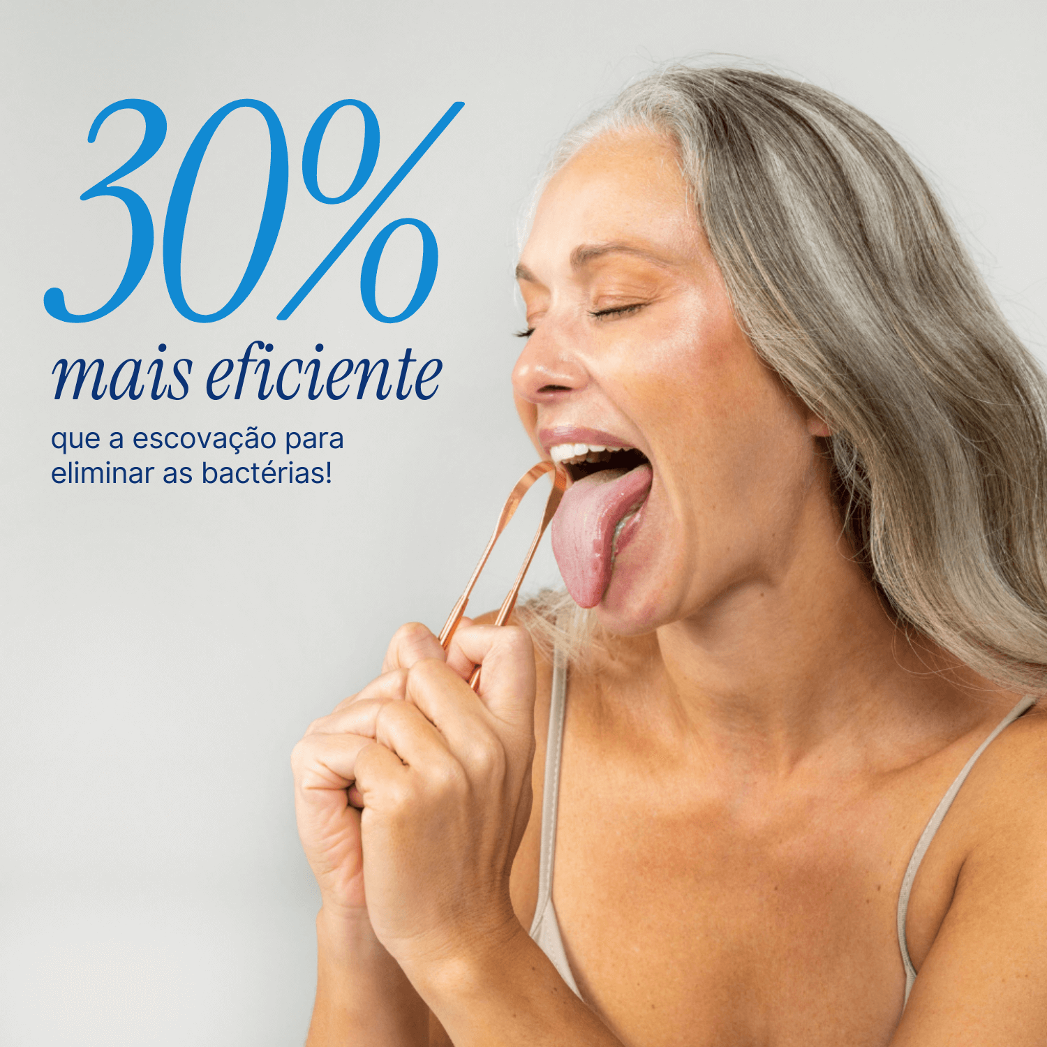 Raspador de Língua de Cobre - Alva