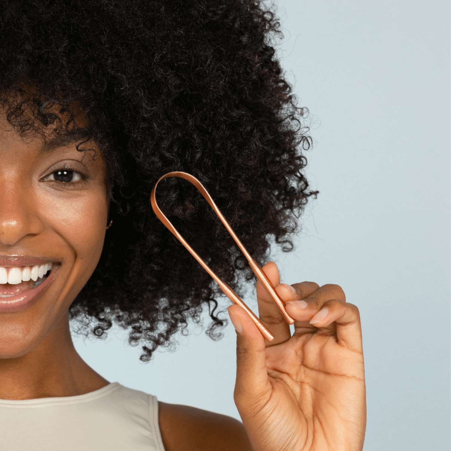 Raspador de Língua de Cobre - Alva