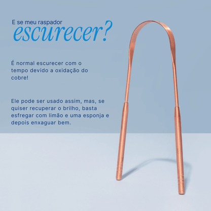 Raspador de Língua de Cobre - Alva