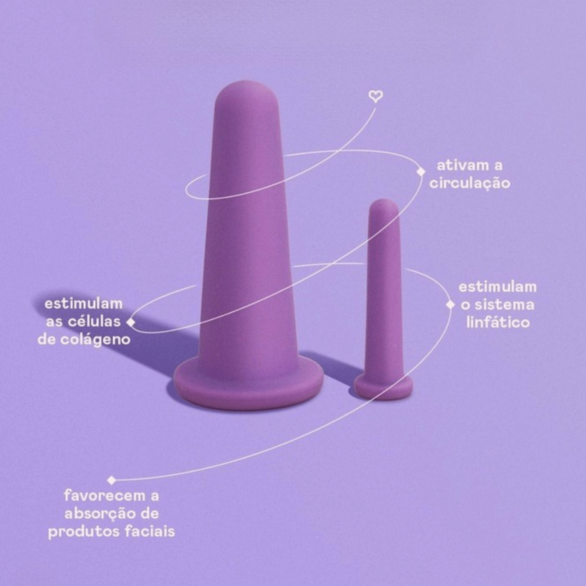 Ventosas Faciais - Holistix