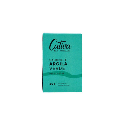 Sabonete Argila Verde 60g - Cativa