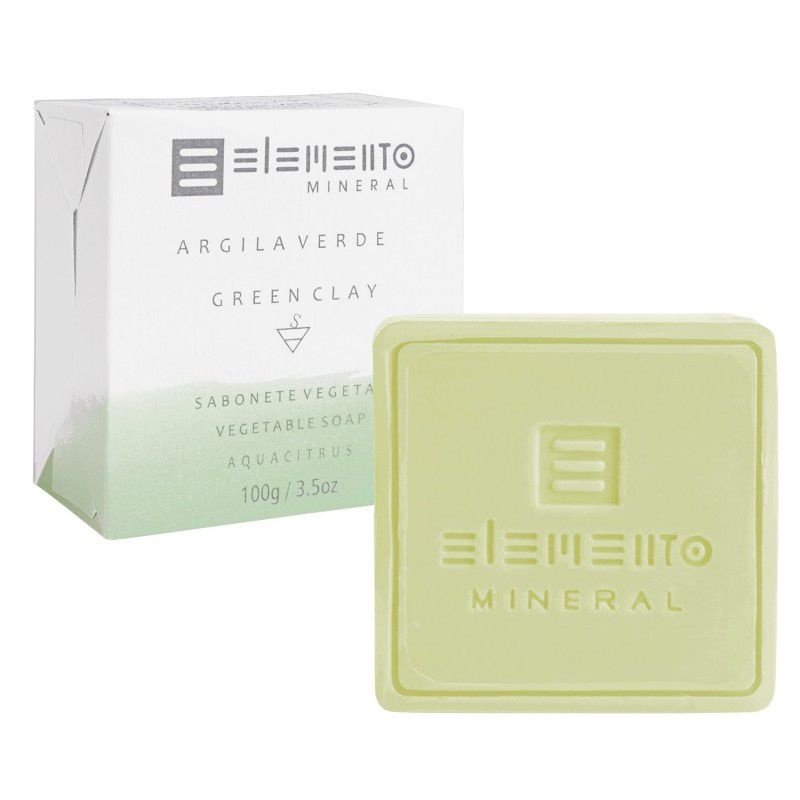 Sabonete Argila Verde 100g - Elemento Mineral