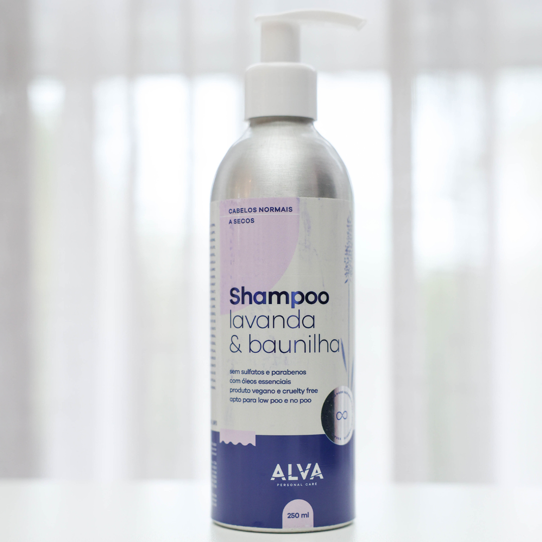 Shampoo Lavanda e Baunilha 250ml - Alva