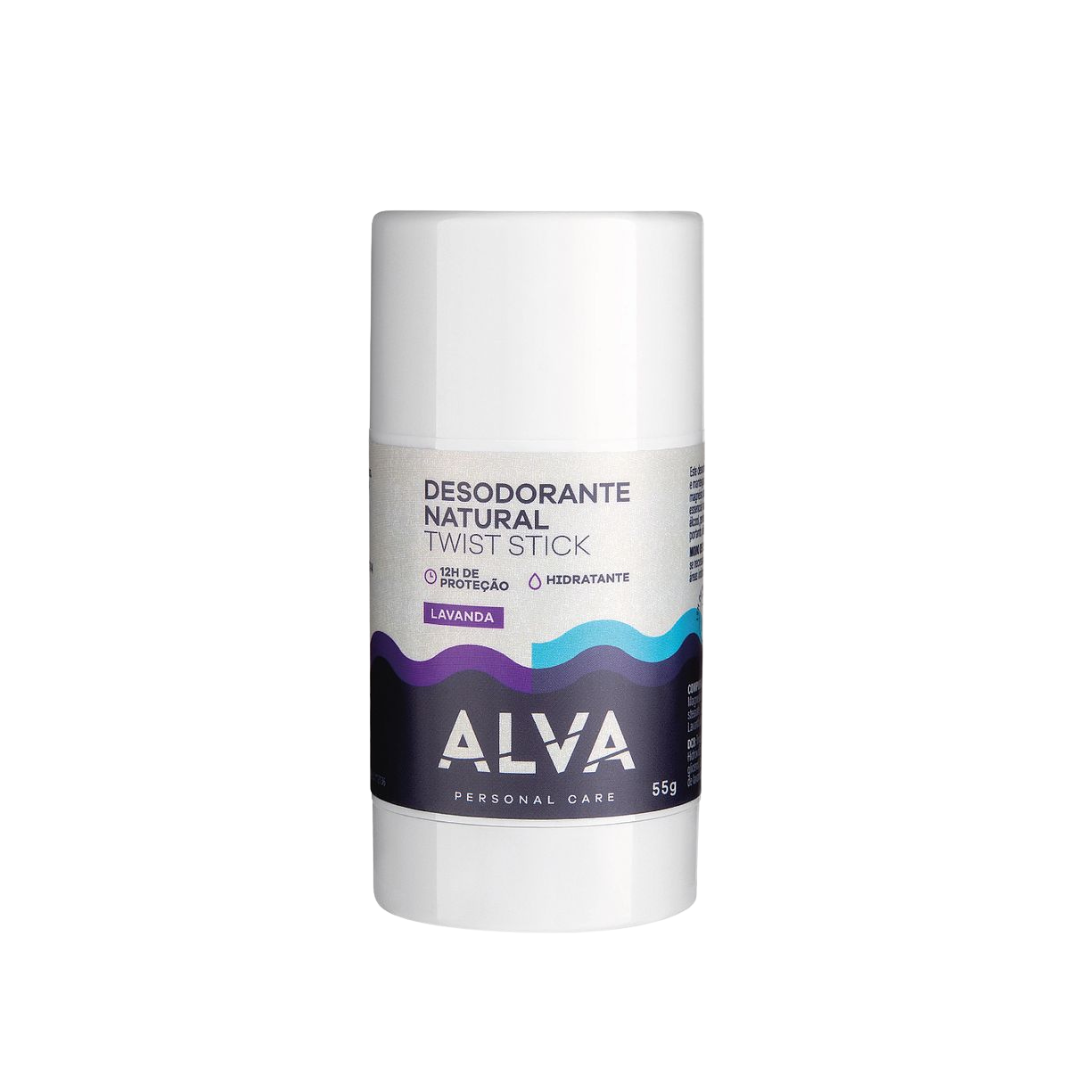 Desodorante Natural Twist Stick Lavanda 55g - Alva
