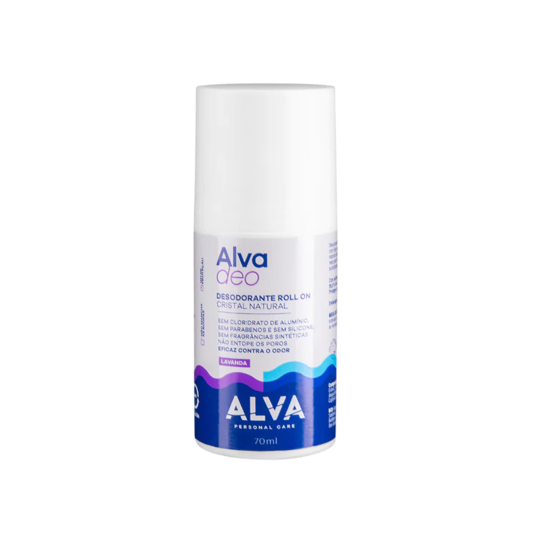 Desodorante Roll on Cristal Lavanda 70ml - Alva