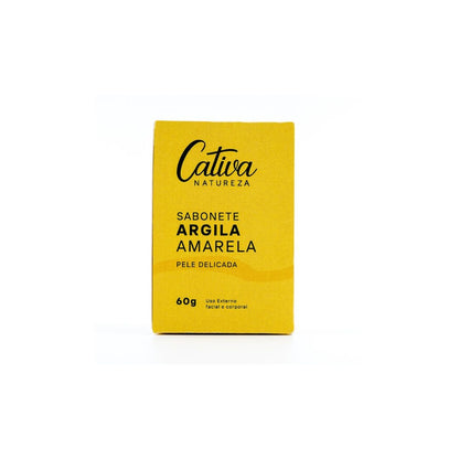 Sabonete Argila Amarela 60g - Cativa