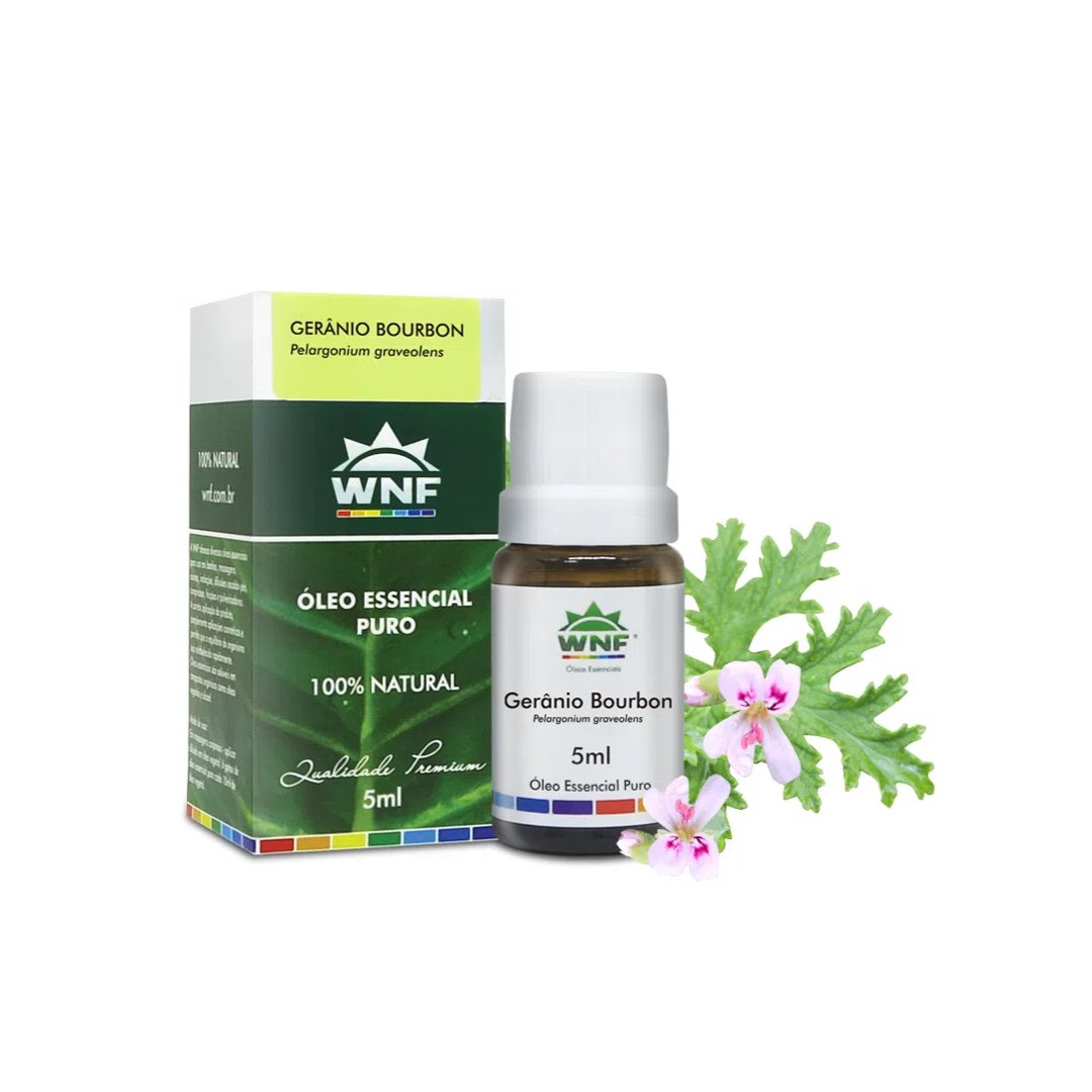 Óleo Essencial Gerânio Bourbon 5ml - WNF
