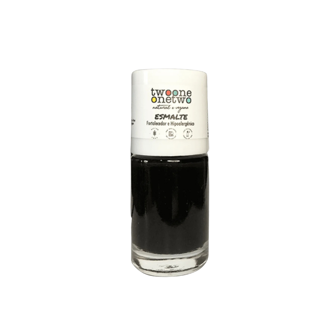 Esmalte Hipoalergênico Fortalecedor Black Onyx (625) 10ml - Twoone Onetwo