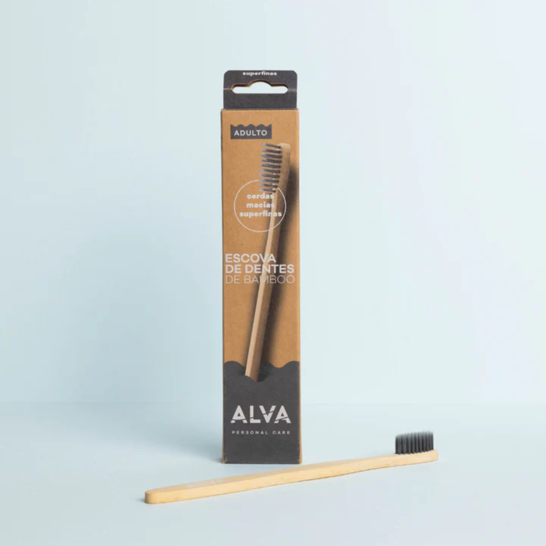 Escova de Dentes de Bambu Cerdas Superfinas - Alva