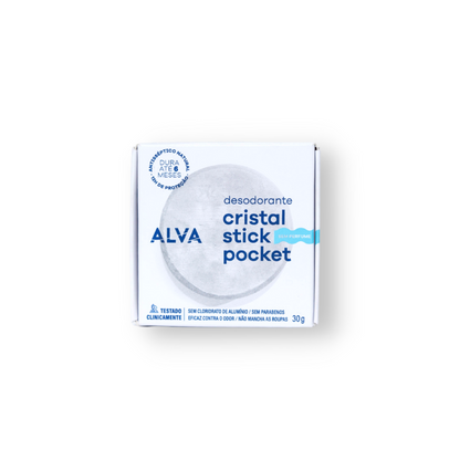 Desodorante Cristal Pocket 30g - Alva
