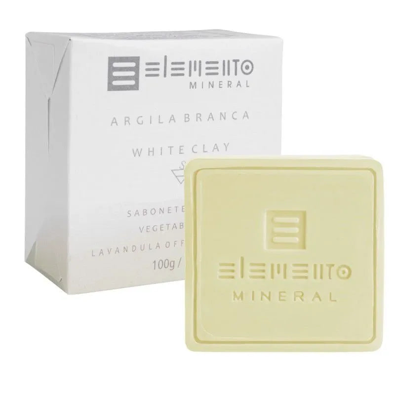 Sabonete Argila Branca 100g - Elemento Mineral