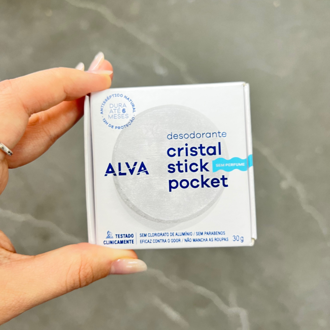 Desodorante Cristal Pocket 30g - Alva